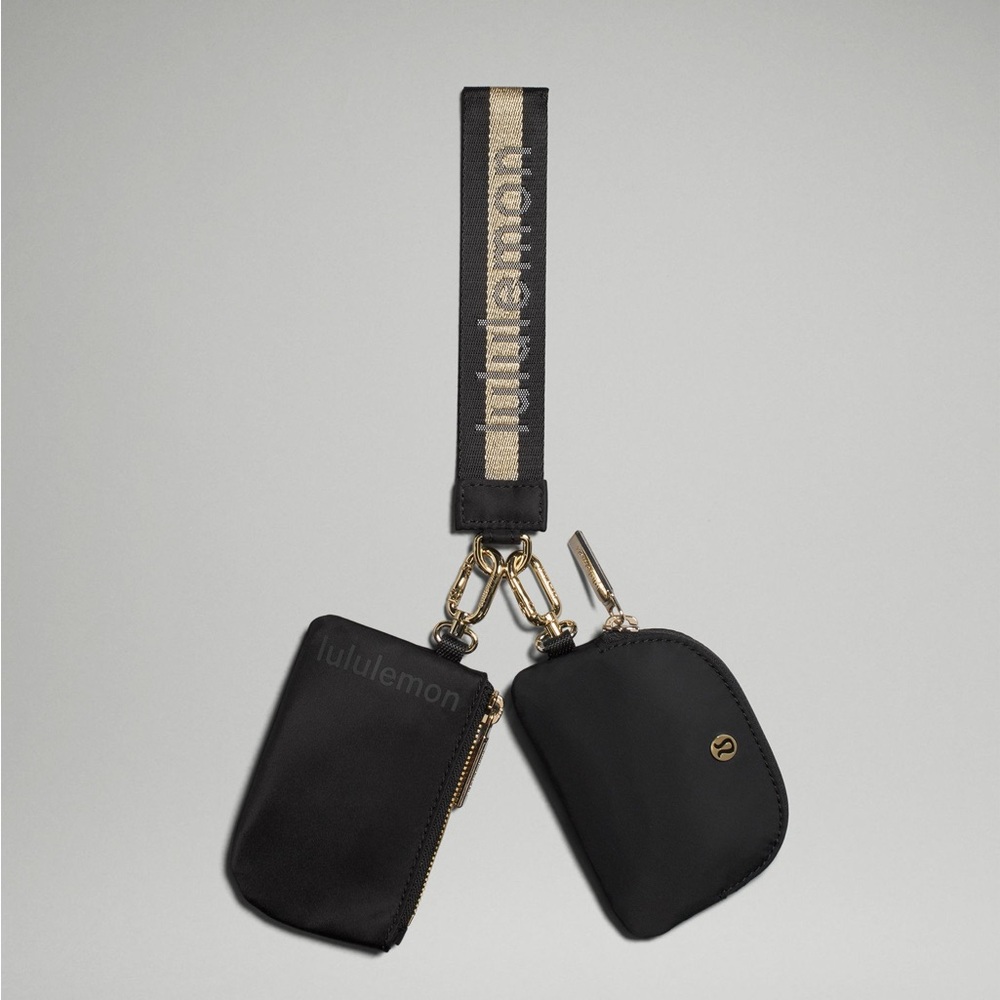 lululemon athletica Black and Gold Key Holder Set